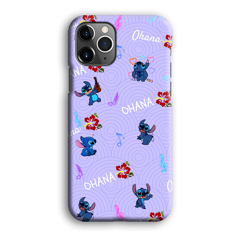 Stitch Patern Lovely Ohana iPhone 12 Pro Max Case