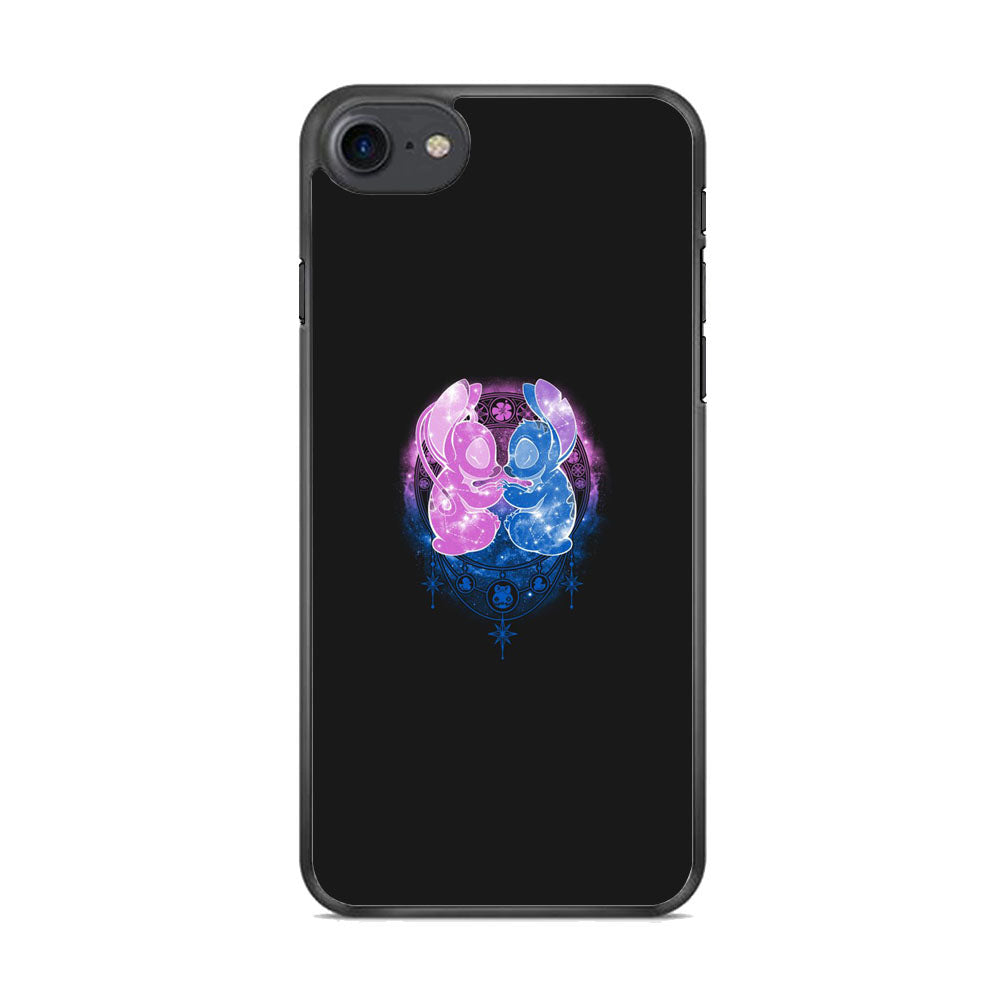 Stitch And Angel Yoga Style iPhone 8 Case