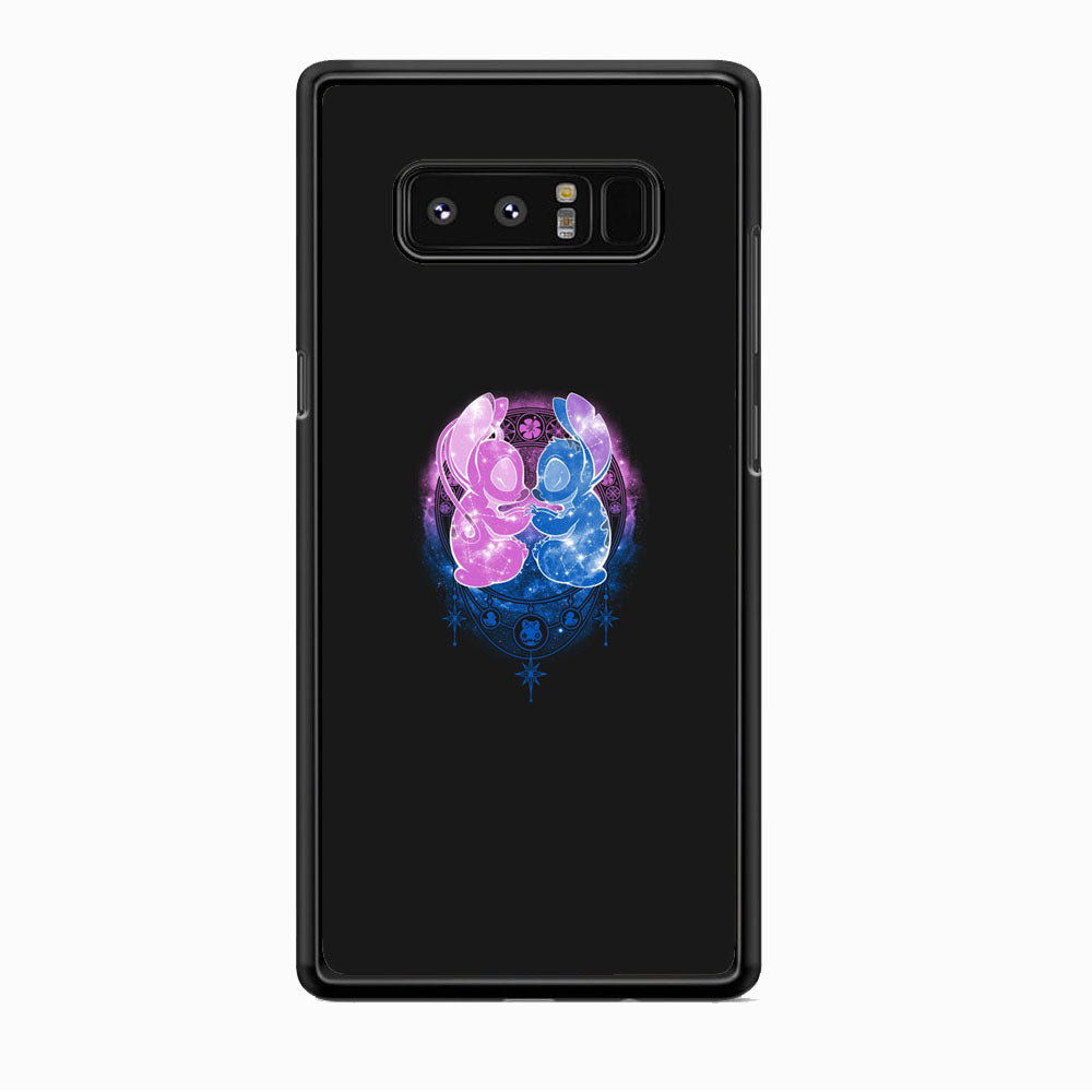 Stitch And Angel Yoga Style Samsung Galaxy Note 8 Case