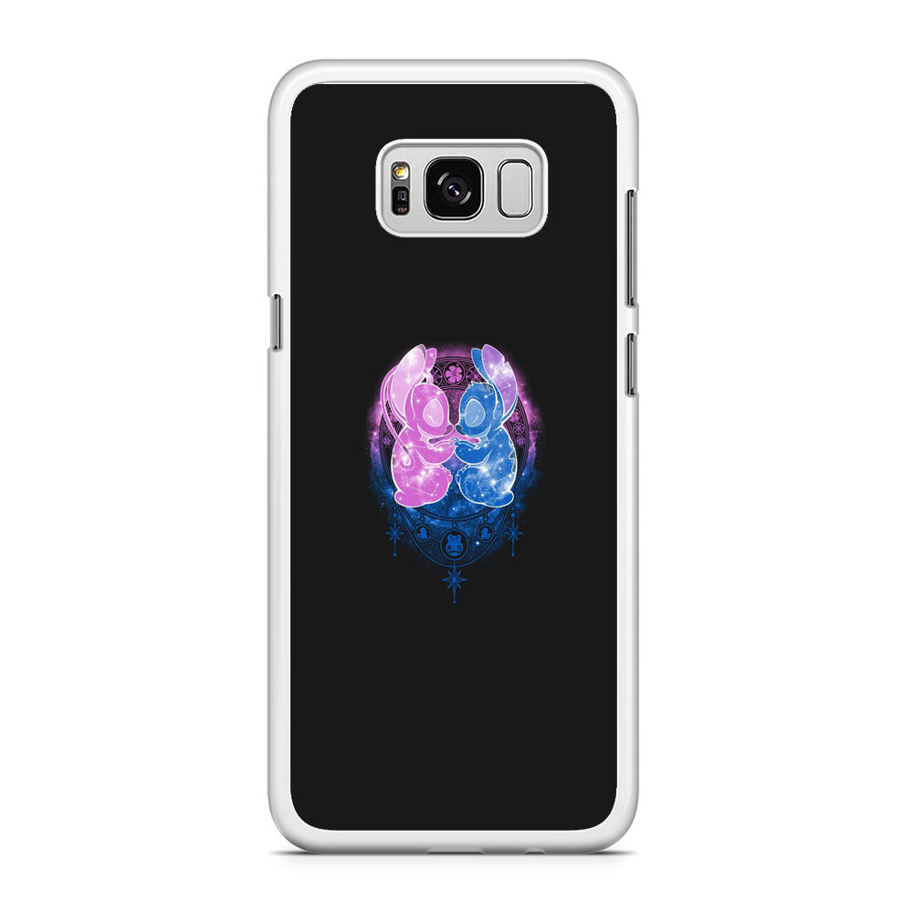 Stitch And Angel Yoga Style Samsung Galaxy S8 Case
