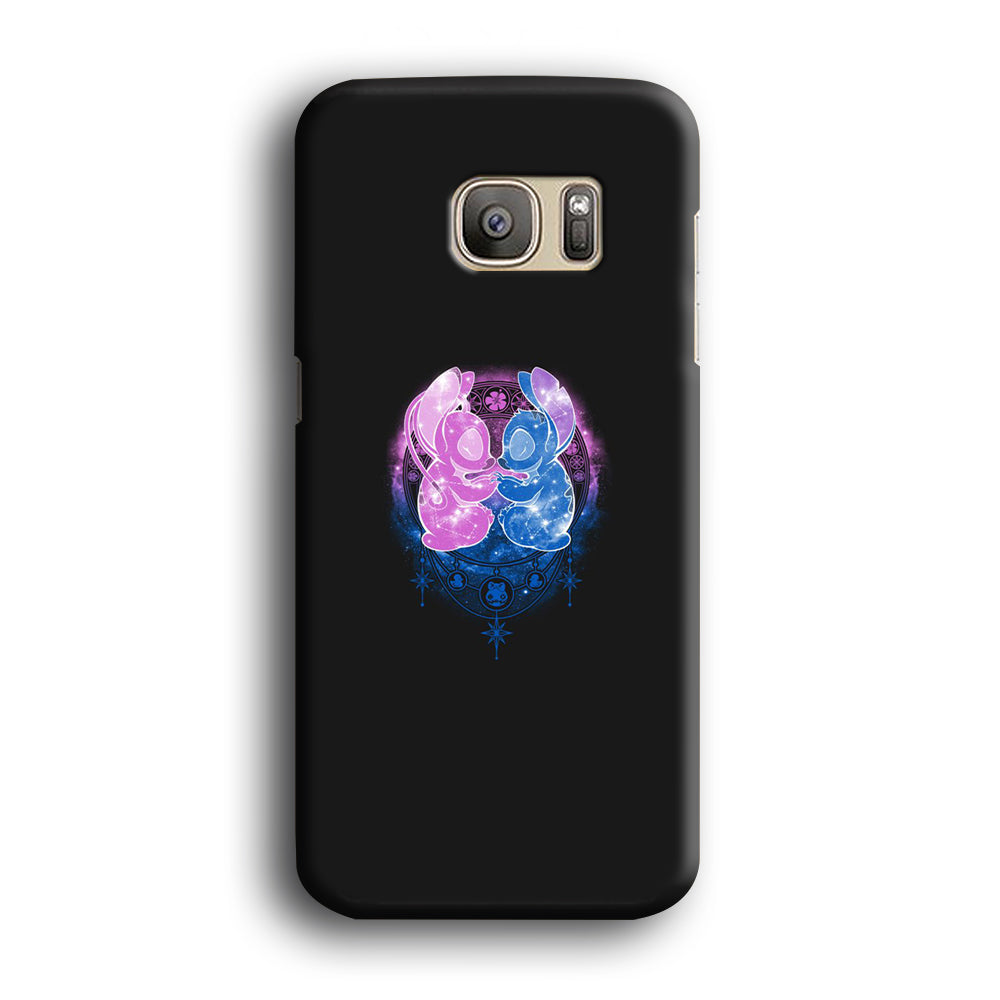Stitch And Angel Yoga Style Samsung Galaxy S7 Edge Case