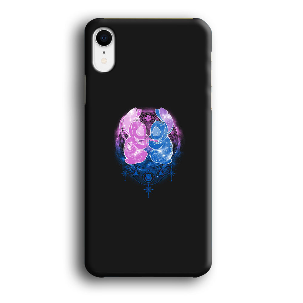 Stitch And Angel Yoga Style iPhone XR Case