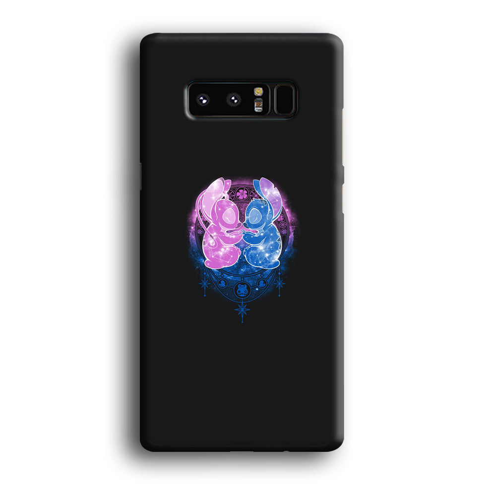 Stitch And Angel Yoga Style Samsung Galaxy Note 8 Case