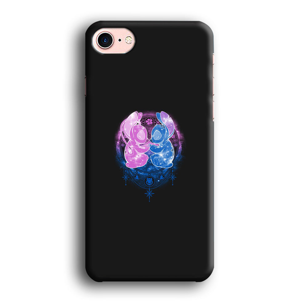 Stitch And Angel Yoga Style iPhone 8 Case