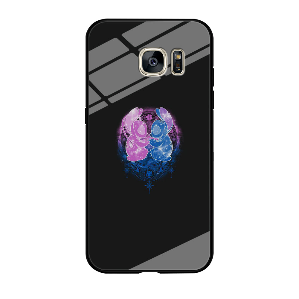 Stitch And Angel Yoga Style Samsung Galaxy S7 Edge Case