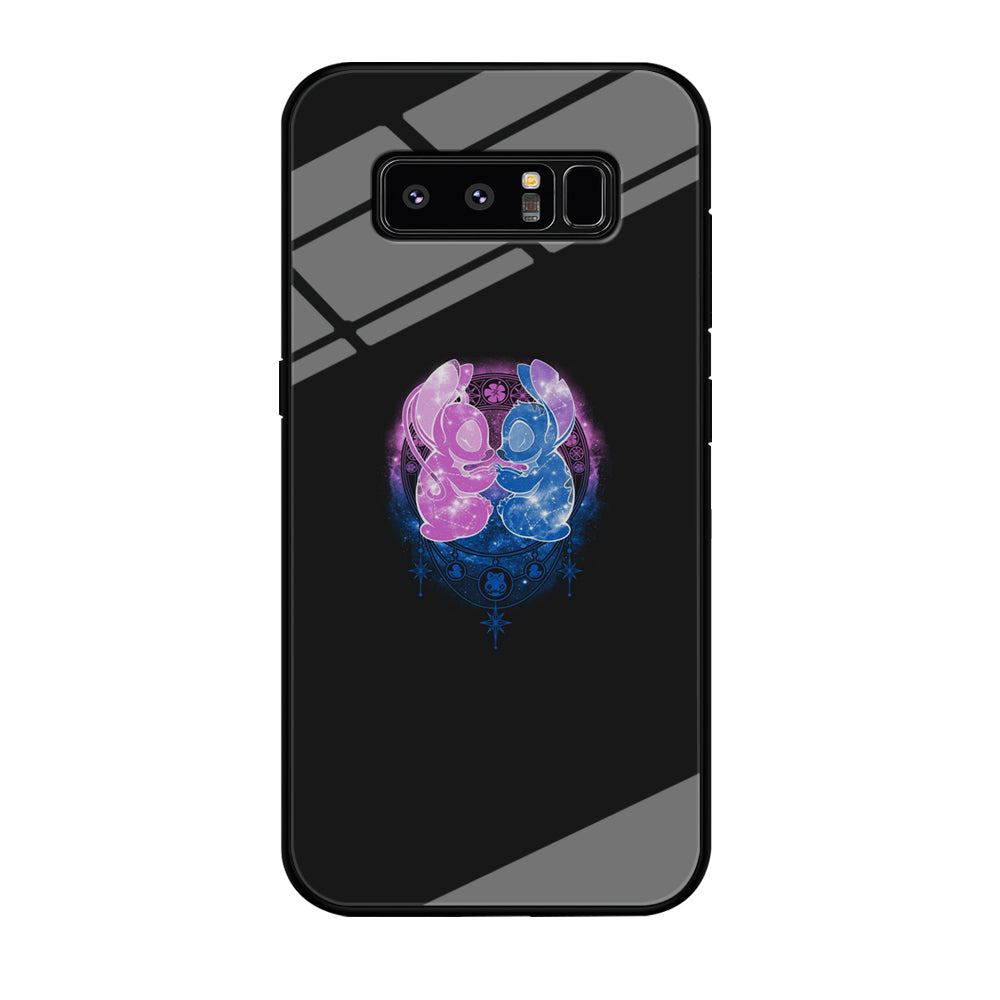 Stitch And Angel Yoga Style Samsung Galaxy Note 8 Case