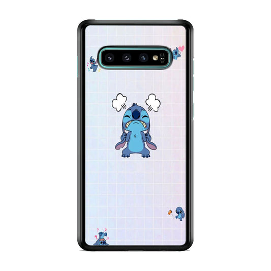 Stitch Angry Style Samsung Galaxy S10 Case