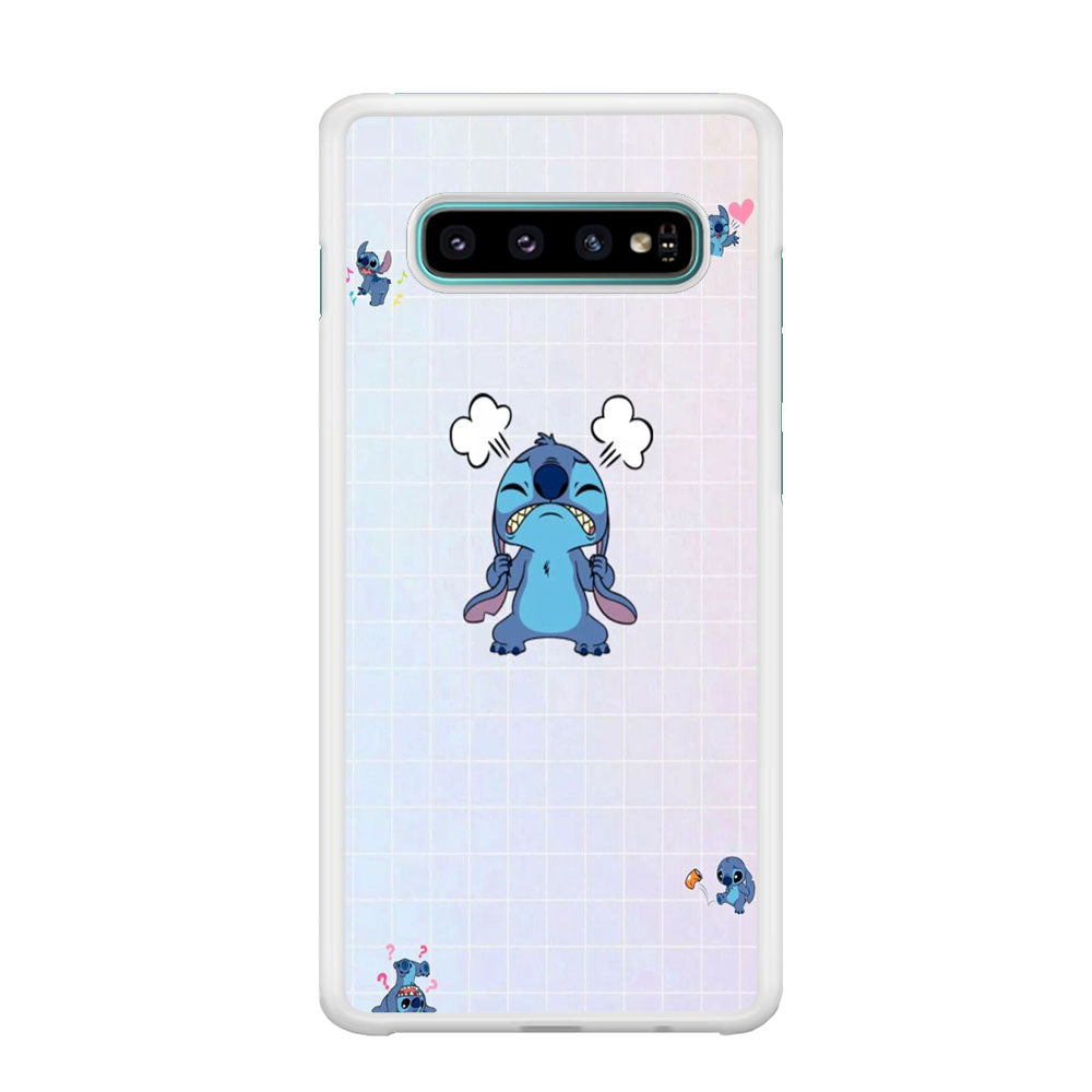 Stitch Angry Style Samsung Galaxy S10 Plus Case