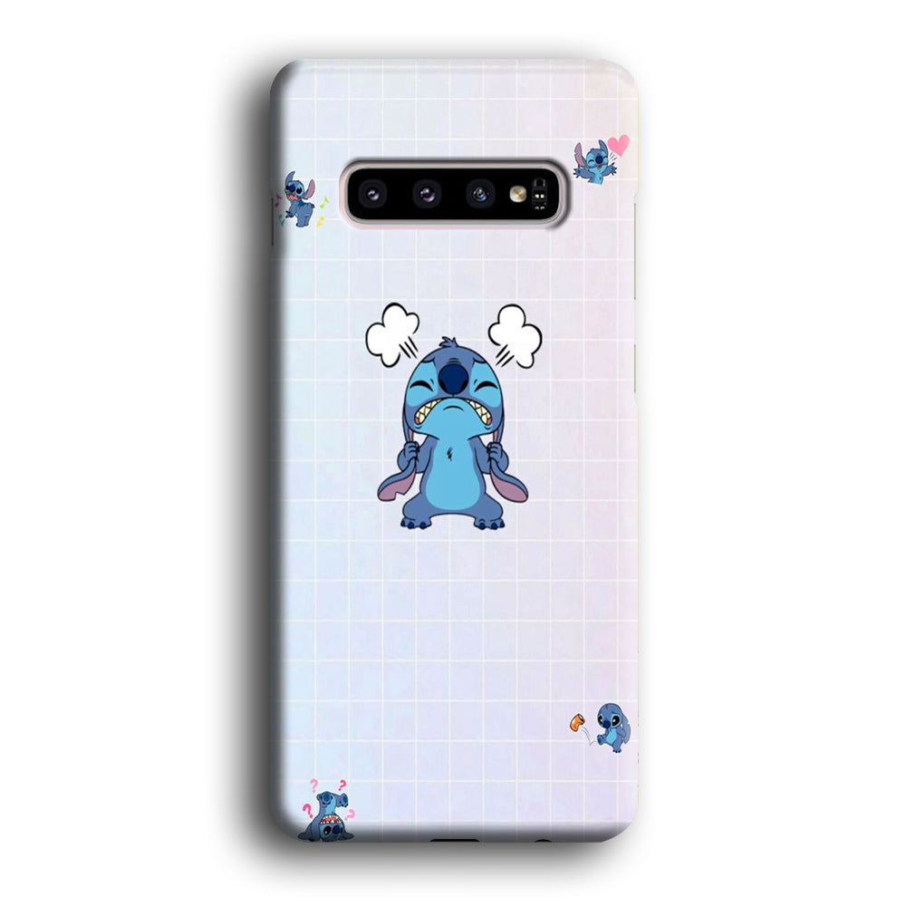 Stitch Angry Style Samsung Galaxy S10 Plus Case