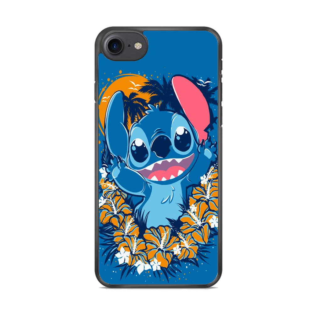 Stitch Blue Wallpaper iPhone 7 Case