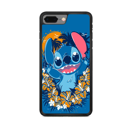 Stitch Blue Wallpaper iPhone 7 Plus Case