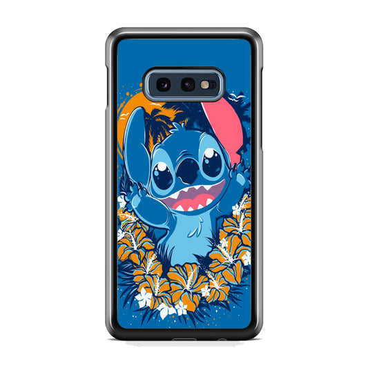 Stitch Blue Wallpaper Samsung Galaxy S10E Case