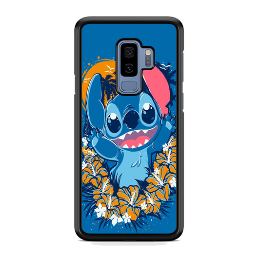 Stitch Blue Wallpaper Samsung Galaxy S9 Plus Case