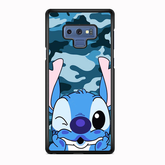 Stitch Blue in Camouflage Samsung Galaxy Note 9 Case