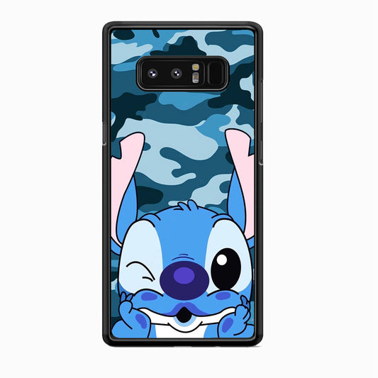Stitch Blue in Camouflage Samsung Galaxy Note 8 Case