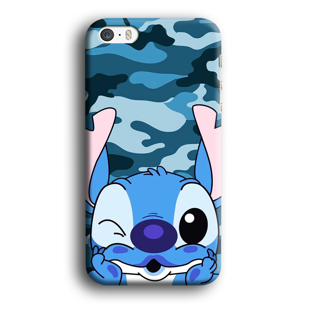 Stitch Blue in Camouflage iPhone 5 | 5s Case