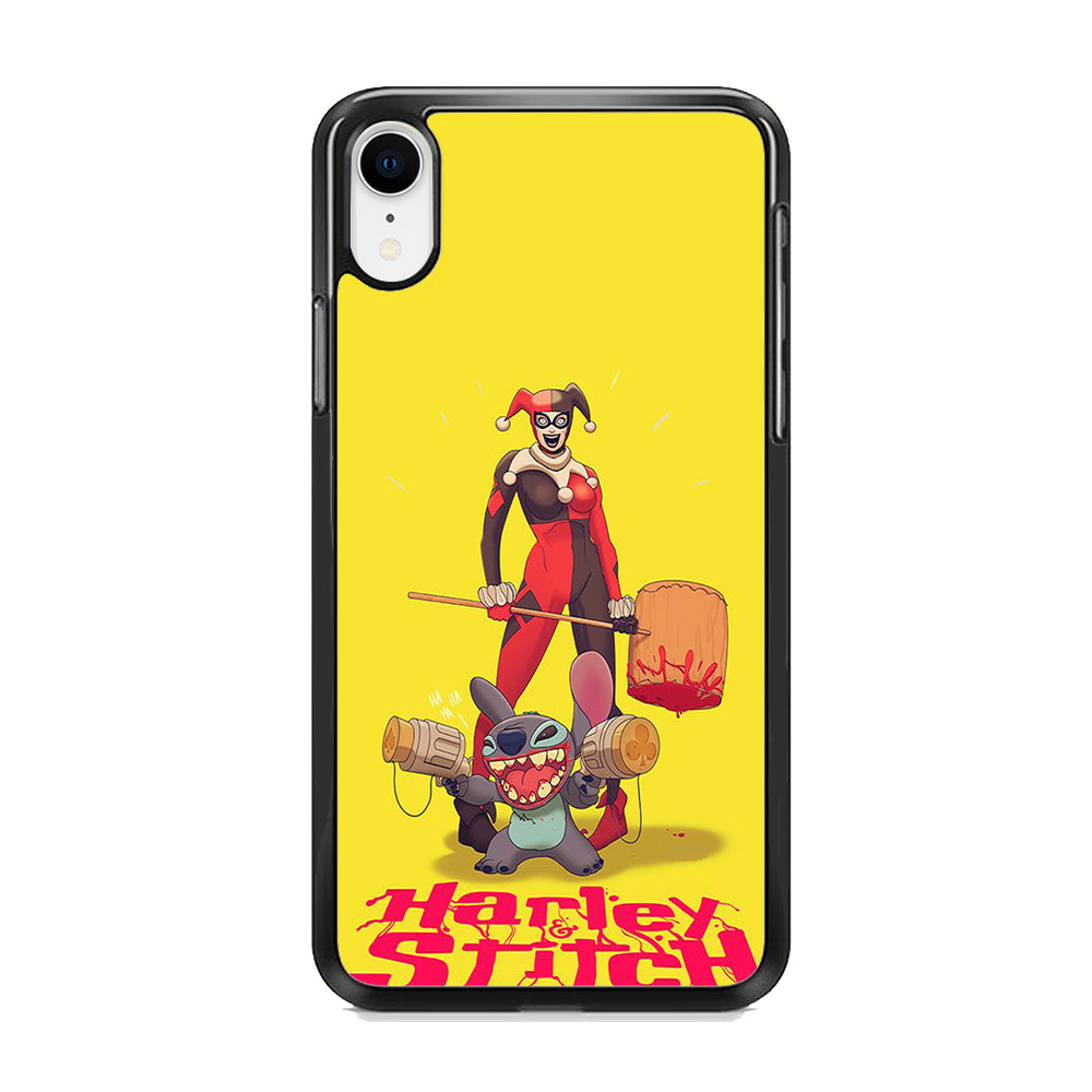 Stitch Harley Stitch Meme iPhone XR Case