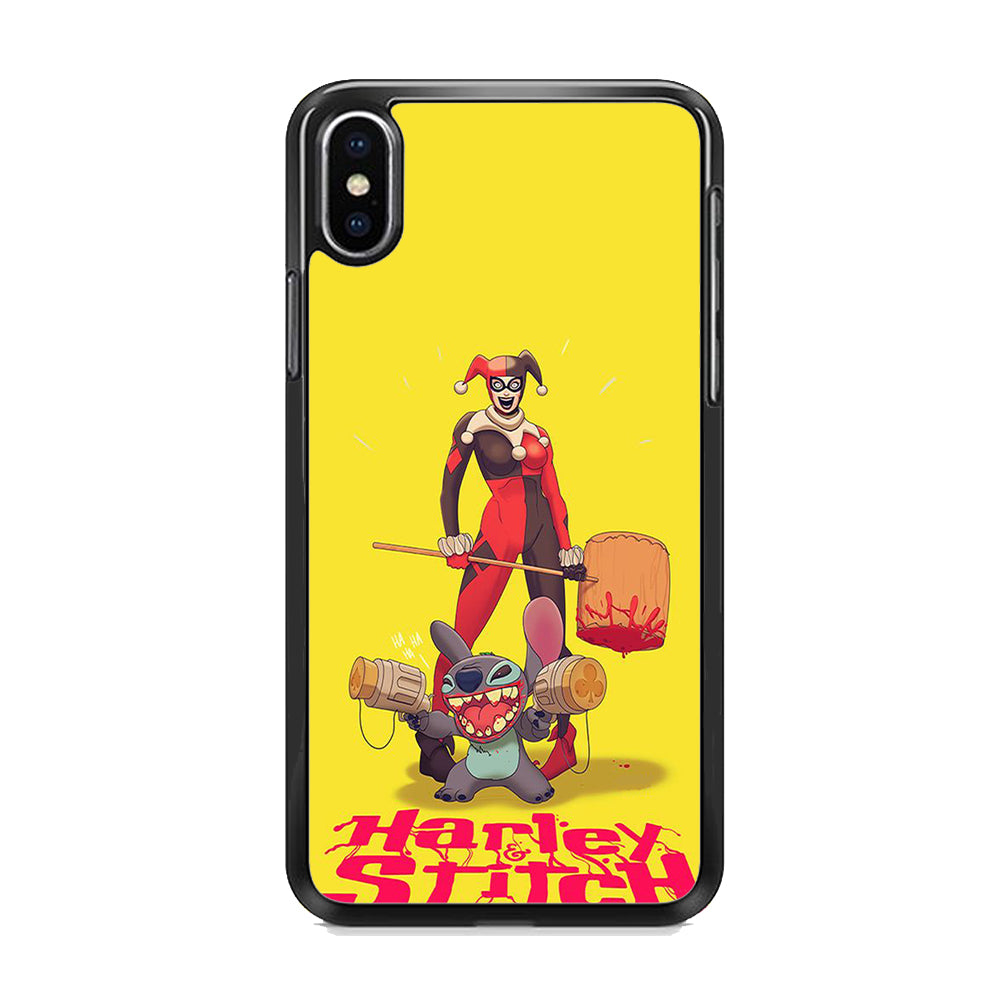 Stitch Harley Stitch Meme  iPhone X Case