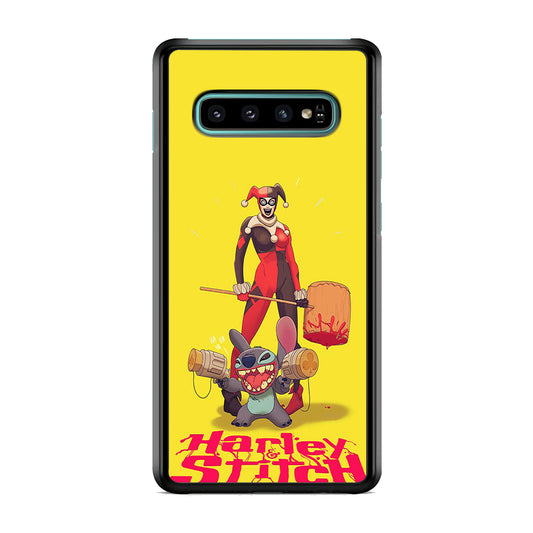 Stitch Harley Stitch Meme Samsung Galaxy S10 Plus Case
