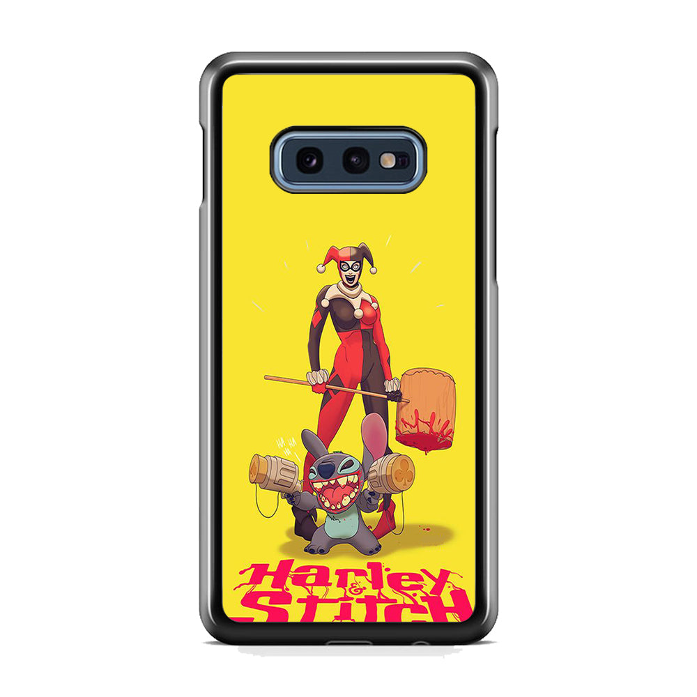 Stitch Harley Stitch Meme Samsung Galaxy S10E Case
