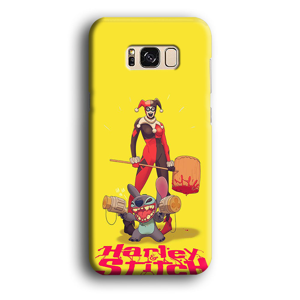 Stitch Harley Stitch Meme Samsung Galaxy S8 Case