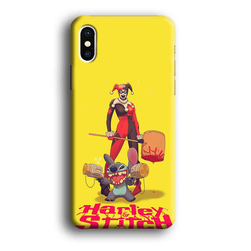 Stitch Harley Stitch Meme iPhone XS MAX Case