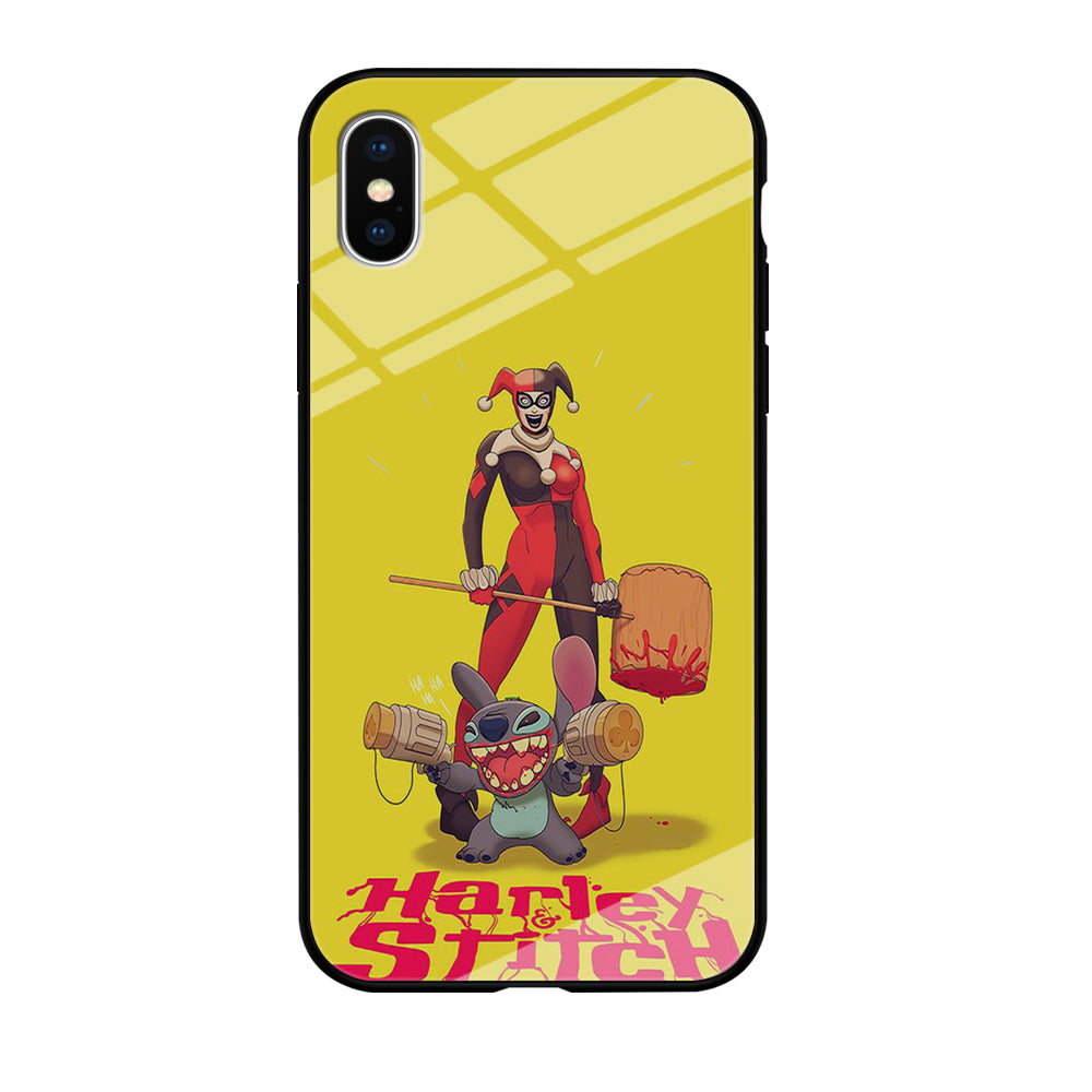 Stitch Harley Stitch Meme  iPhone X Case
