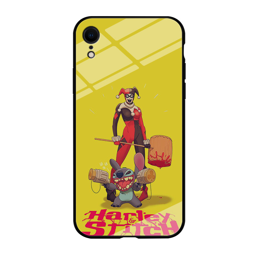Stitch Harley Stitch Meme iPhone XR Case