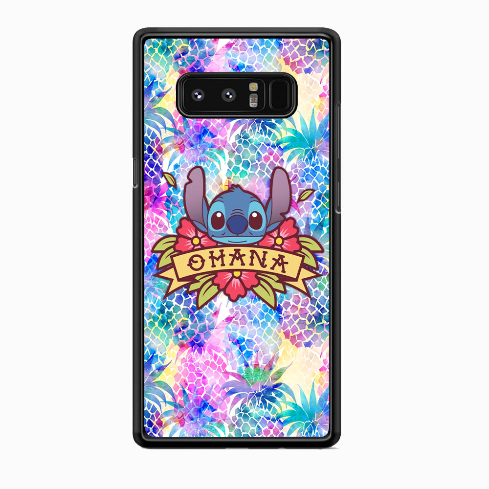 Stitch Ohana on Summer Samsung Galaxy Note 8 Case