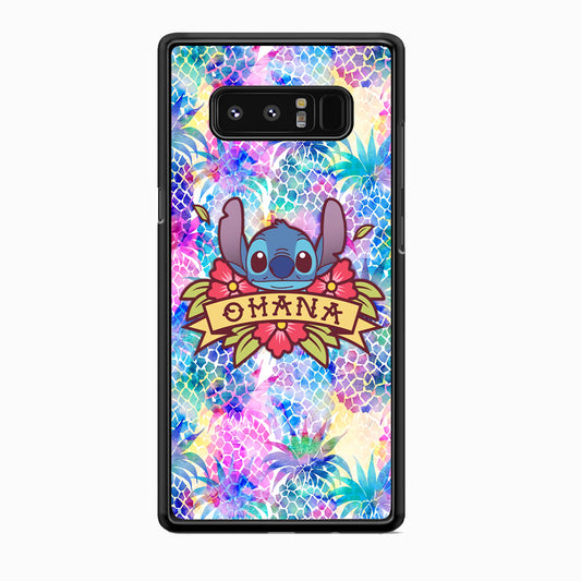 Stitch Ohana on Summer Samsung Galaxy Note 8 Case