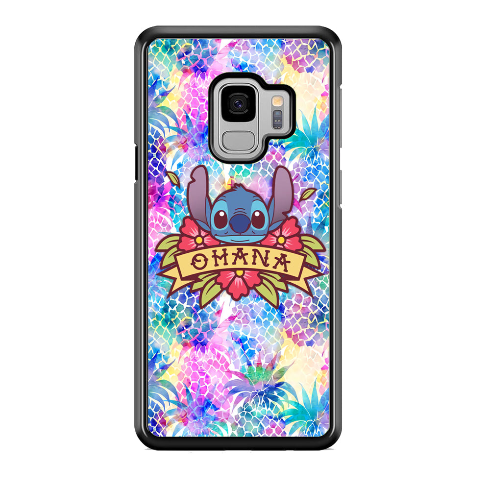 Stitch Ohana on Summer Samsung Galaxy S9 Case