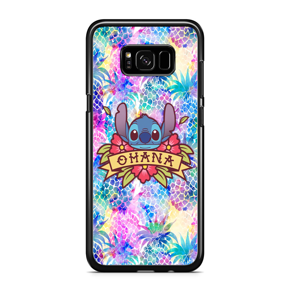 Stitch Ohana on Summer Samsung Galaxy S8 Case