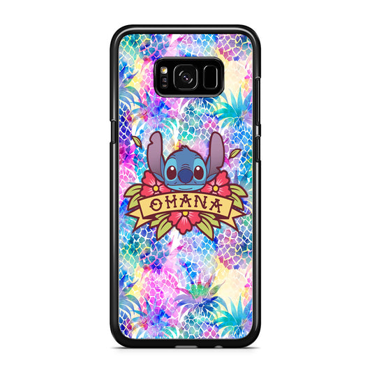Stitch Ohana on Summer Samsung Galaxy S8 Case