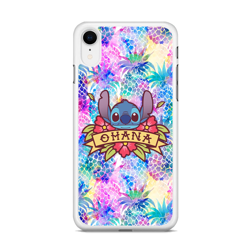 Stitch Ohana on Summer iPhone XR Case