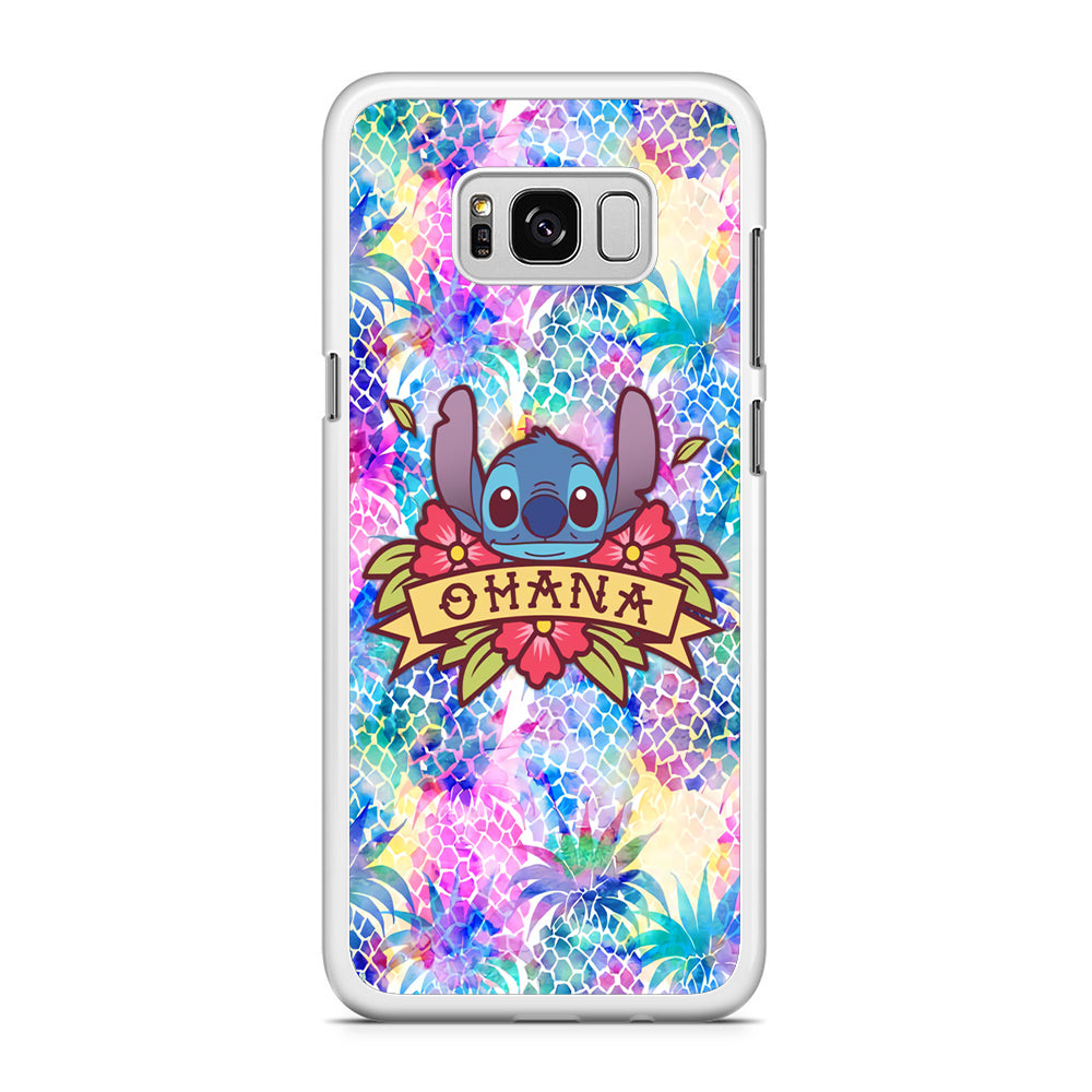 Stitch Ohana on Summer Samsung Galaxy S8 Case