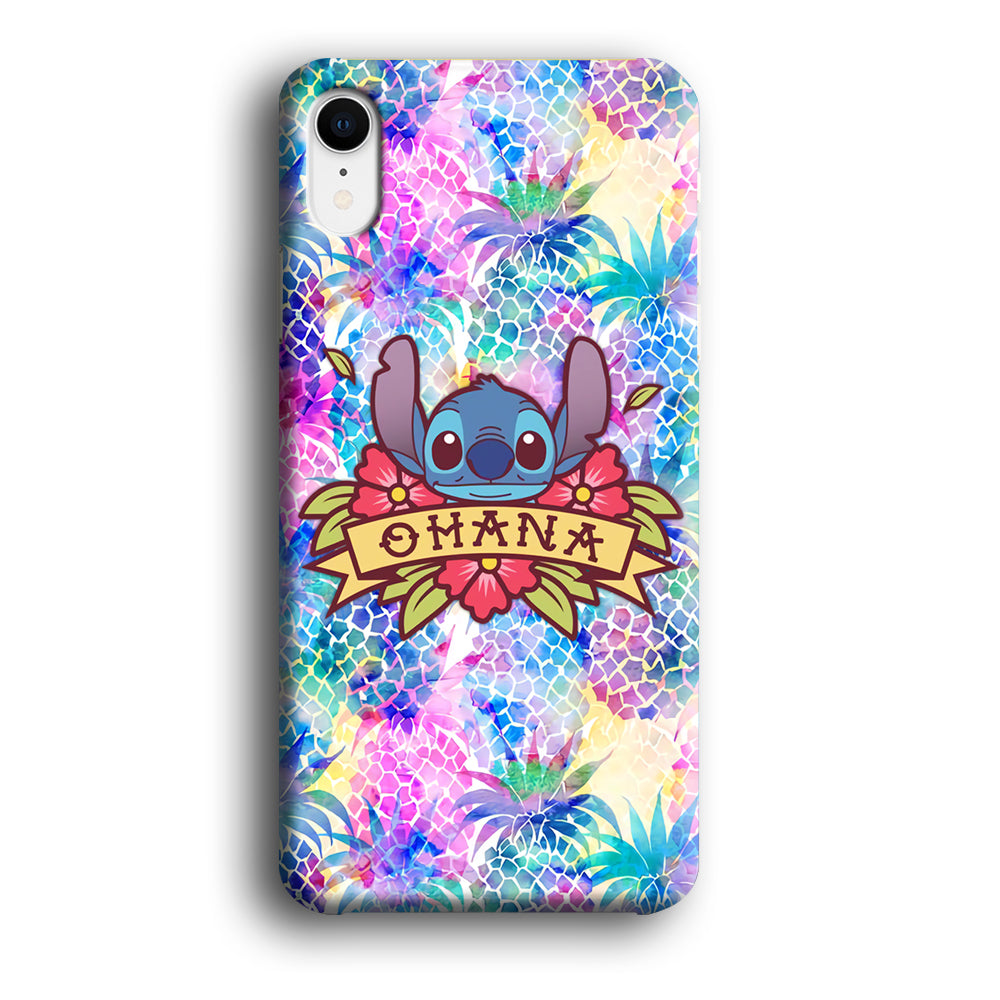 Stitch Ohana on Summer iPhone XR Case
