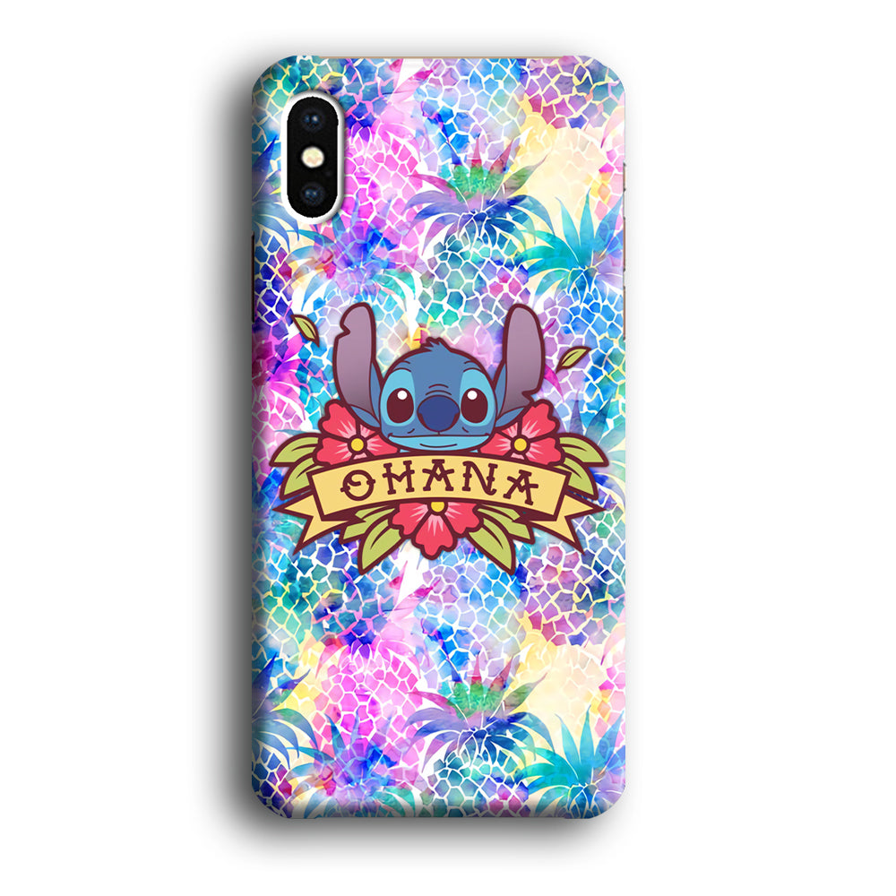 Stitch Ohana on Summer iPhone XS MAX Case