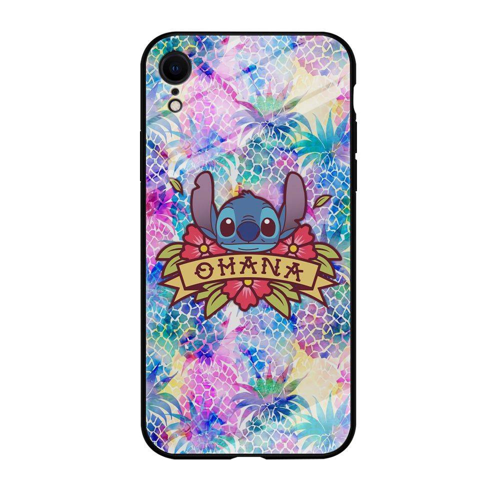 Stitch Ohana on Summer iPhone XR Case