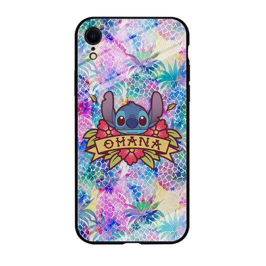 Stitch Ohana on Summer iPhone XR Case