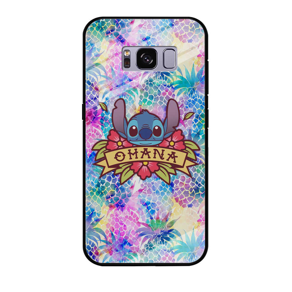 Stitch Ohana on Summer Samsung Galaxy S8 Case