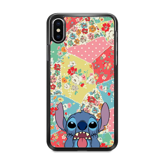 Stitch Ridicule Face iPhone X Case