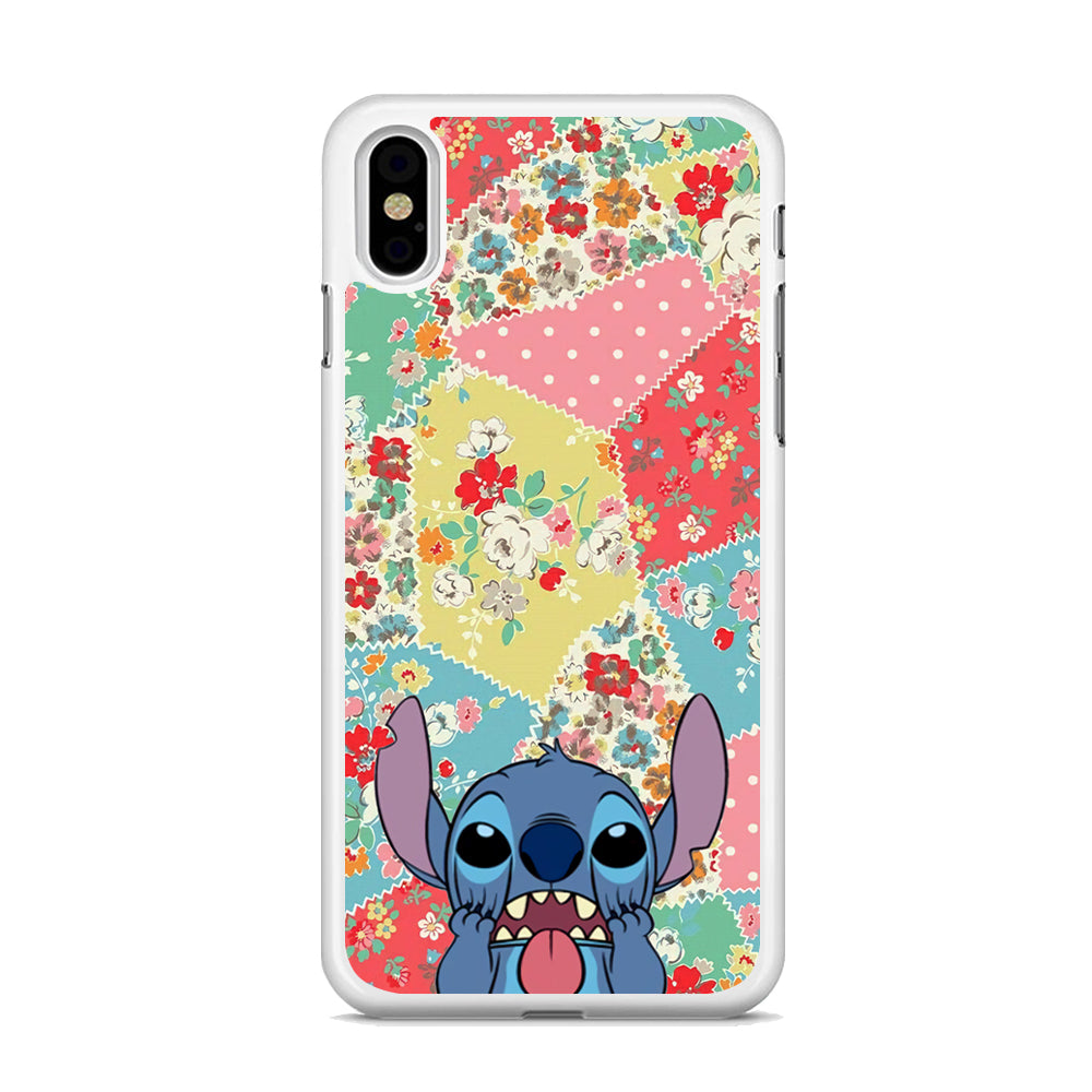 Stitch Ridicule Face iPhone X Case