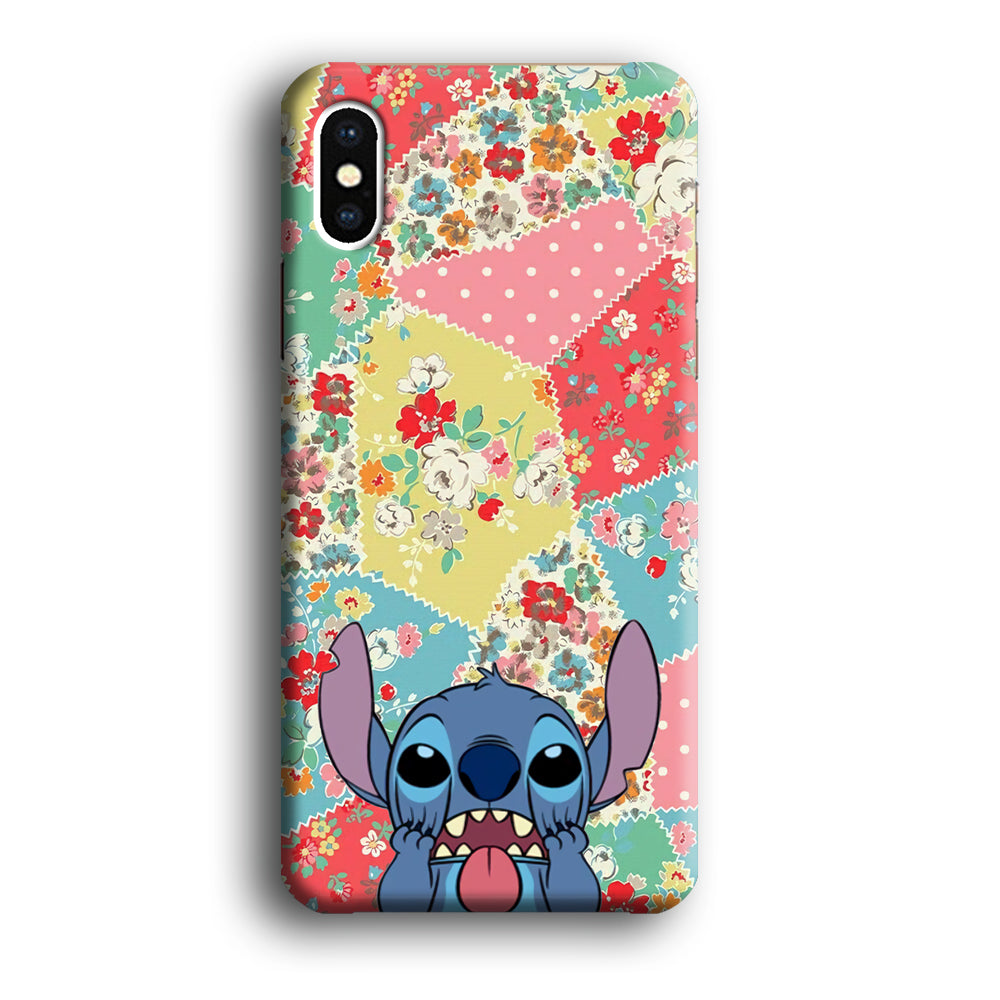 Stitch Ridicule Face iPhone X Case