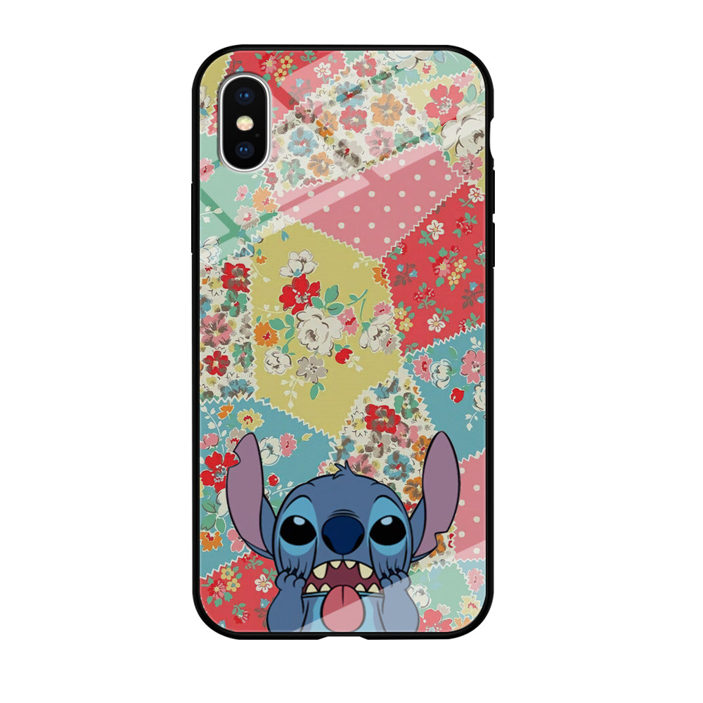Stitch Ridicule Face iPhone X Case