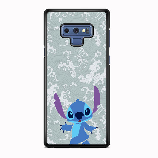 Stitch Walk on The Wave Samsung Galaxy Note 9 Case