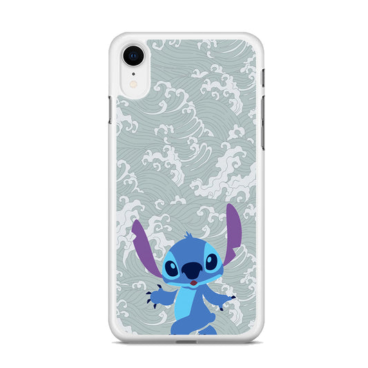 Stitch Walk on The Wave iPhone XR Case