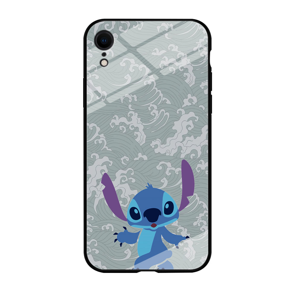 Stitch Walk on The Wave iPhone XR Case