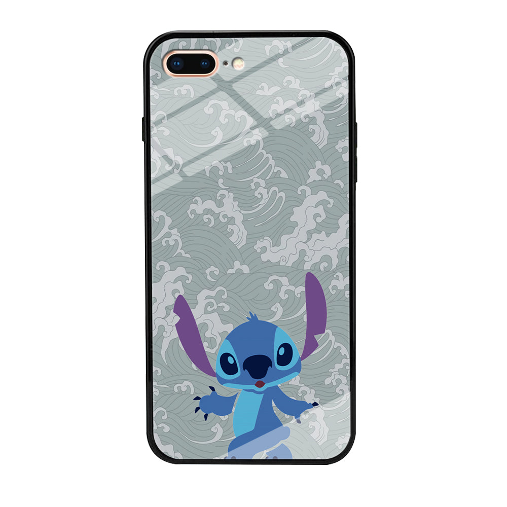 Stitch Walk on The Wave iPhone 7 Plus Case