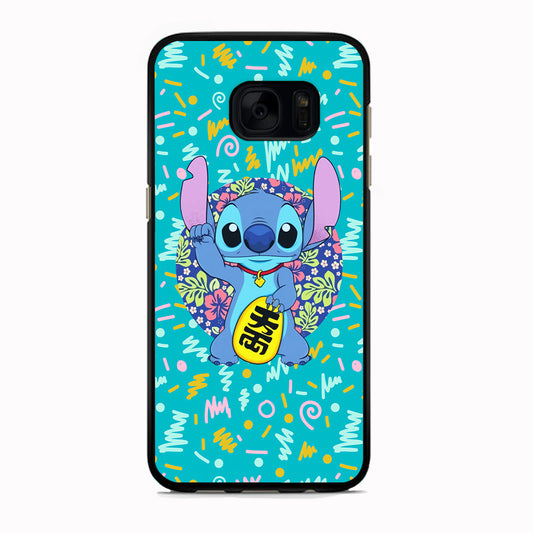 Stitch Welcome To The Ocean Samsung Galaxy S7 Edge Case