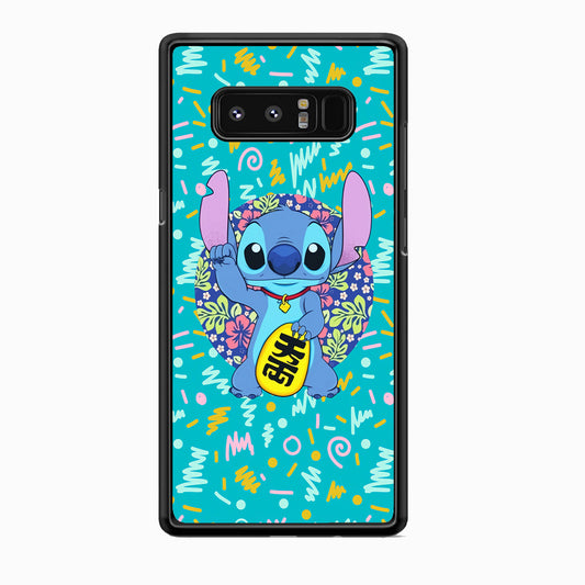 Stitch Welcome To The Ocean Samsung Galaxy Note 8 Case
